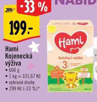 Albert Hami kojenecká výživa • 600 g nabídka