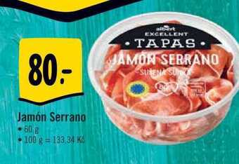 Albert Jamón serrano 60 g nabídka