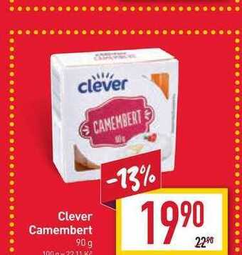 Billa Clever camembert 90 g nabídka