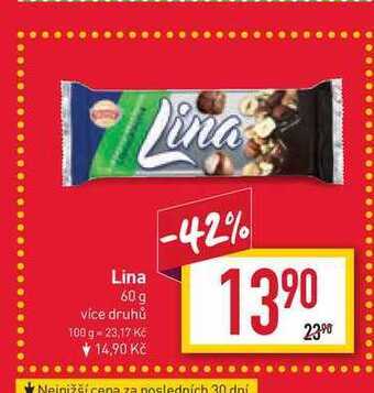 Billa Lina 60 g nabídka