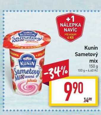 Billa Kunín sametový mix 150 g nabídka