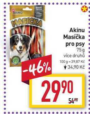 Billa Akinu masíčka pro psy 75g nabídka