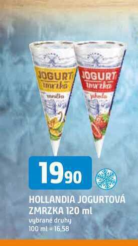Trefa Hollandia jogurtová zmrzka 120 ml nabídka
