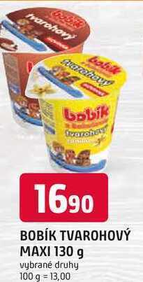 Trefa Bobík tvarohový maxi 130 g nabídka