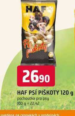 Trefa Haf psí piškoty 120 g nabídka