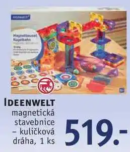Rossmann Ideenwelt magnetická stavebnice - kuličková dráha, 1 ks nabídka