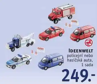 Rossmann Ideenwelt policejní nebo hasičská auta, 1 sada nabídka