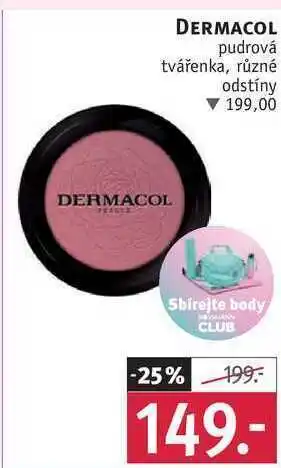 Rossmann Dermacol pudrová tvářenka nabídka