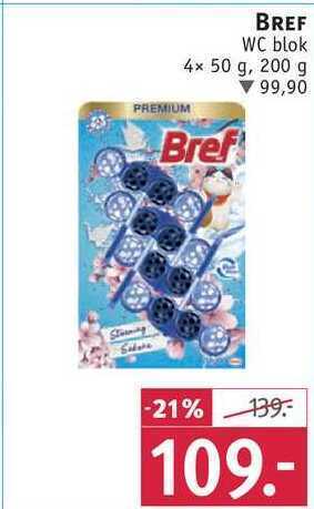 Rossmann Bref wc blok, 4x 50 g nabídka