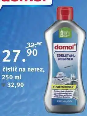 Rossmann Domol čistič na nerez, 250 ml nabídka