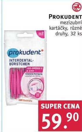 Rossmann Prokudent mezizubní kartáčky, 32 ks nabídka