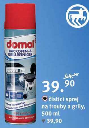 Rossmann Domol čisticí sprej na trouby a grily, 500 ml nabídka