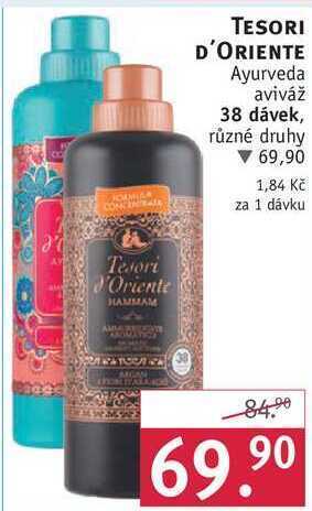 Rossmann Tesori d'oriente ayurveda aviváž, 38 dávek nabídka