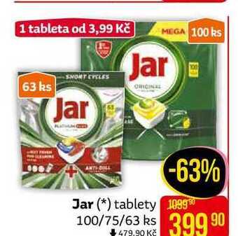 Teta Jar kapsle do myčky 100ks, vybrané druhy nabídka