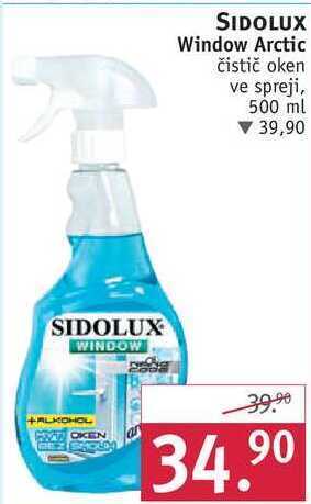 Sidolux window arctic čistič oken ve spreji, 500 ml