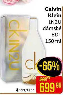 Teta Calvin klein in2u dámské edt 150 ml nabídka