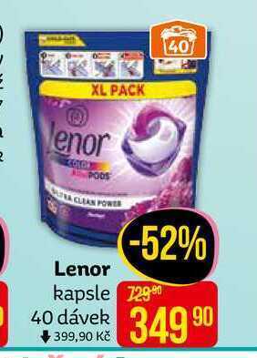 Teta Lenor prací kapsle 40 dávek, vybrané druhy nabídka