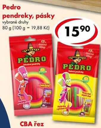 CBA Pedro pendreky, pásky, 80 g nabídka