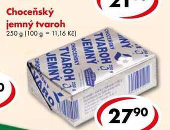 CBA Choceňský jemný tvaroh, 250 g nabídka