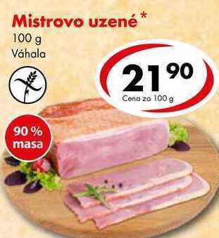 CBA Mistrovo uzené, 100 g nabídka