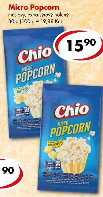 CBA Micro popcorn, 80 g nabídka
