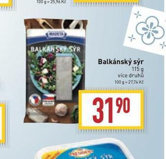 Billa Balkánský sýr nabídka