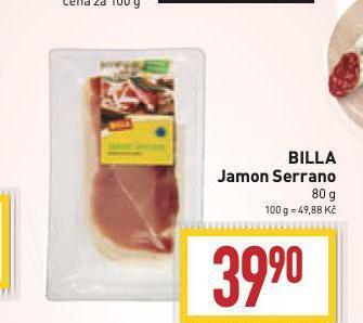 Billa Jamon serrano nabídka