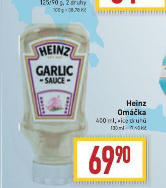 Billa Heinz omáčka nabídka