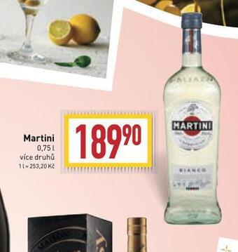Billa Martini nabídka