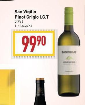 Billa San viglio pinot grigio nabídka