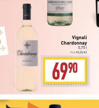 Billa Vignali chardonnay nabídka