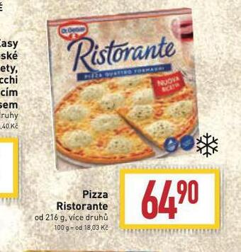 Billa Pizza ristorante nabídka