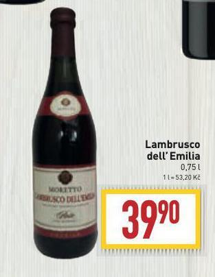 Billa Lambrusco dell'emilia nabídka