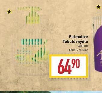 Billa Palmolive tekuté mýdlo nabídka