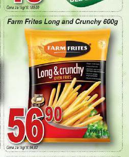 Hruška Farm frites hranolky nabídka