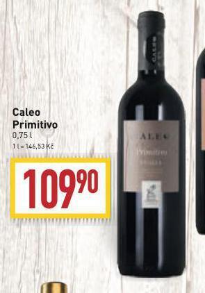 Billa Caleo primitivo nabídka