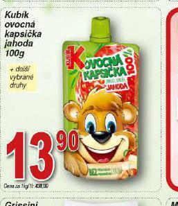 Kubík ovocná kapsička