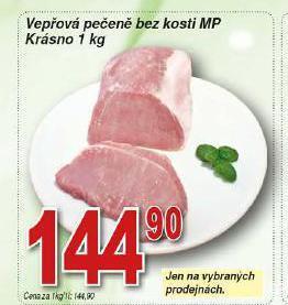 Hruška Vepřová pečeně bez kosti nabídka