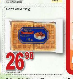 Hruška Gofri vafle nabídka