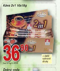 Hruška Káva 2v1 nabídka