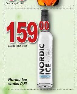 Hruška Nordic ice vodka nabídka