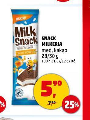 Penny Market Snack milkeria nabídka