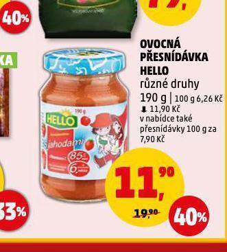 Penny Market Ovocná přesnídávka hello nabídka