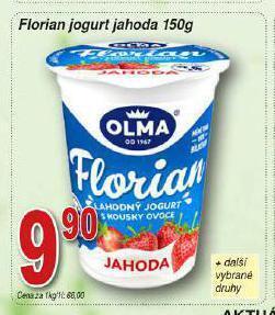 Hruška Florian jogurt nabídka