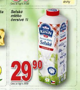 Hruška Selské mléko nabídka