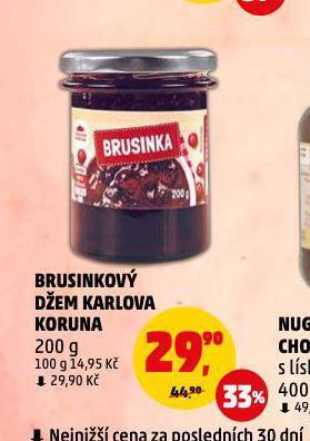 Penny Market Brusinkový džem nabídka