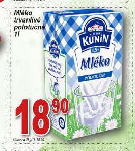 Hruška Mléko trvanlivé nabídka