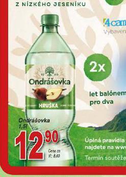 Hruška Ondrášovka nabídka