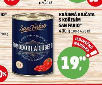 Penny Market Krájená rajčata s kořením san fabio nabídka
