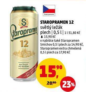 Penny Market Pivo staropramen nabídka